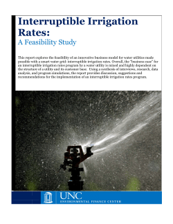 Int Rat terr tes: rupt : tible e Ir rriga atio on