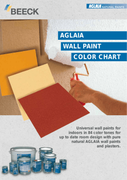 aglaia wall paint color chart