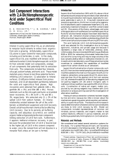 Soil Component Interactions with 2,4