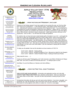 American Legion Auxiliary - American Legion Post 1776