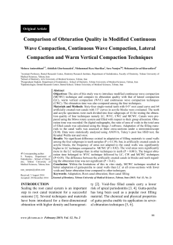 this PDF file - Journal of Dentistry of Tehran University of