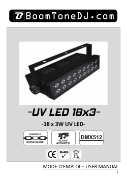 UV LED 18x3 - BoomToneDJ