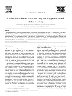 Road sign detection and recognition using matching pursuit method