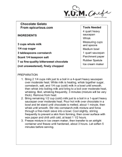 Chocolate Gelato