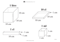 1 litre 10 cl 1 ml 1 cl