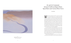 Georgia O`Keeffe and Agnes Pelton, Agnes Martin and Florence