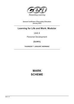 Unit 4: Personal Development (MS)