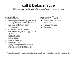 Kite Design Instructions