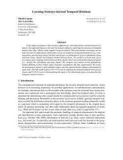 Learning Sentence-internal Temporal Relations