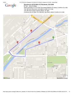 Directions to 351 W Main St, Waukesha, WI 53186 0.7 mi &ndash; about 3