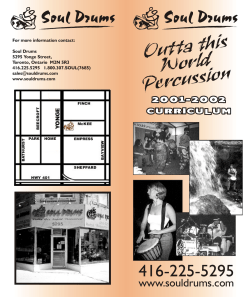 Outta this World Percussion