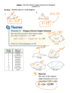 7-1 Angles of Polygons - White Plains Public Schools