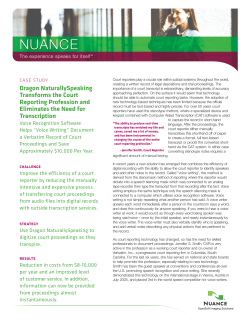 Dragon NaturallySpeaking: Court Reporter
