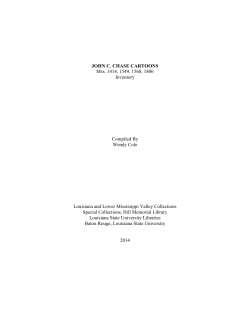 John C. Chase Cartoons - LSU Libraries