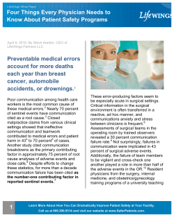 1 Four Things Every Physician Needs to Know About