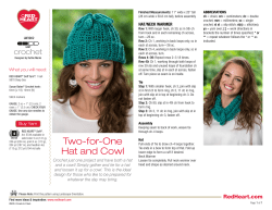 Two-for-One Hat and Cowl