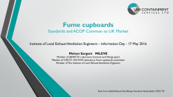 Fume cupboards
