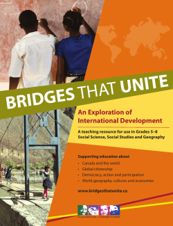bridges that unite - Classroom Connections