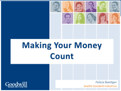 Making Your Money Count