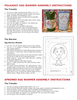 POLKADOT EGG WARMER ASSEMBLY