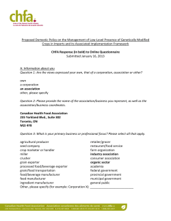 Proposed Domestic Policy on the Management of Low