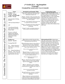 Extend ed Text: The Tru e Con fession s of Ch arlotte Doyle (R L.5.1