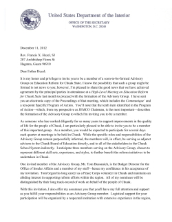 December 11, 2012 Rev. Francis X. Hezel, SJ 207 Archbishop