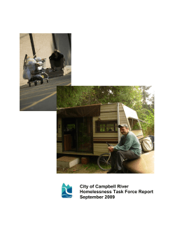 Homelessness Task Force Report