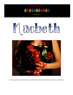 Macbeth - Southwest Shakespeare Company