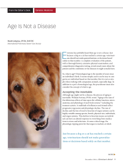 Age Is Not a Disease