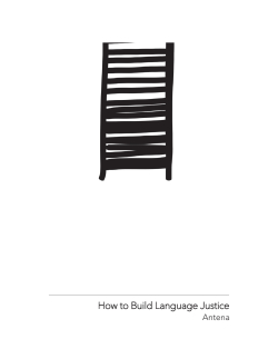 How to Build Language Justice