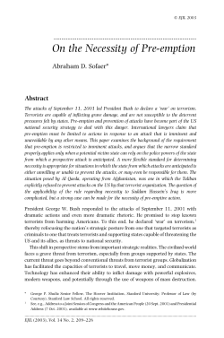 On the Necessity of Pre-emption