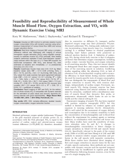Feasibility and Reproducibility of Measurement of
