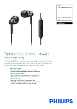 SHE8105BK/27 Philips In ear headphones with mic