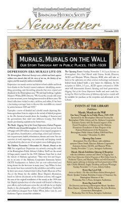 Murals,Murals on the Wall - The Birmingham Historical Society