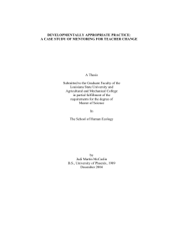 DEVELOPMENTALLY APPROPRIATE PRACTICE