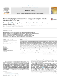 Forecasting high proportions of wind energy supplying the Brazilian