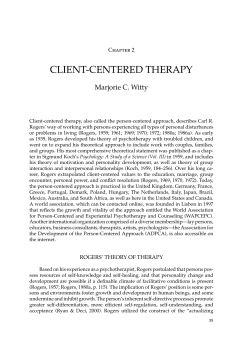 client-centered therapy