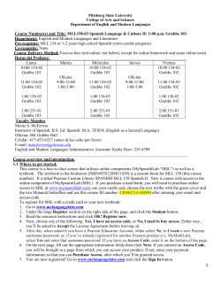 158-03 Spanish Language and Culture II, McFerron