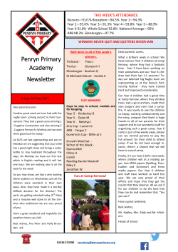 Penryn Primary Academy Newsletter