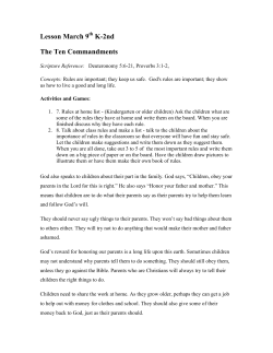 The Ten Commandments