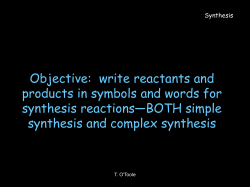 Synthesis