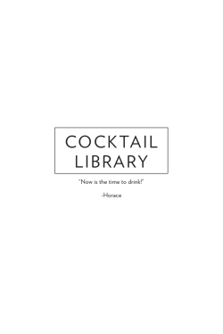 cocktail library - Langham Hotels International