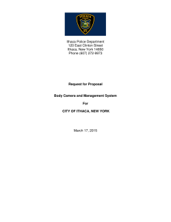 Ithaca Police Department 120 East Clinton Street Ithaca, New York