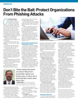 Don`t Bite the Bait: Protect Organizations From Phishing Attacks
