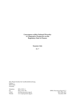 Convergence within National Diversity: A Comparative