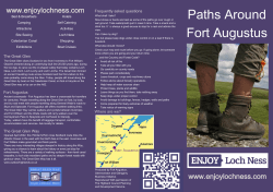 Paths Around Fort Augustus