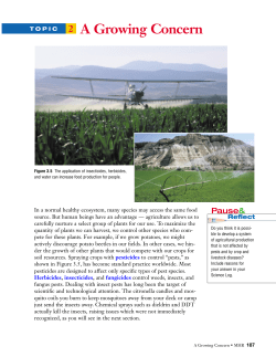 Unit 3 Environmental Chemistry