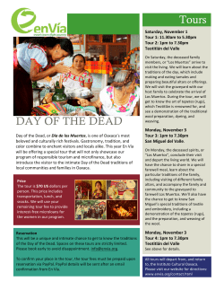 DAY OF THE DEAD Tours