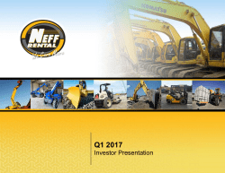 Neff Investor Presentation-2017-03-31
